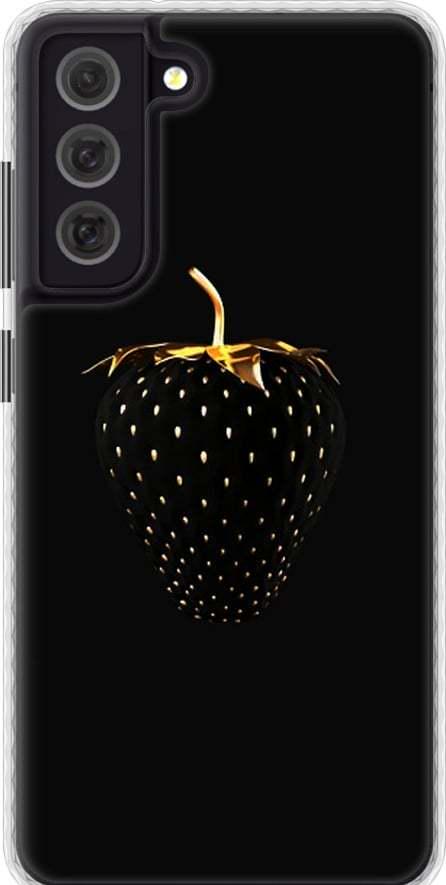Чехол на Samsung Galaxy S21 FE Черная клубника (3585pc-2302-42517)