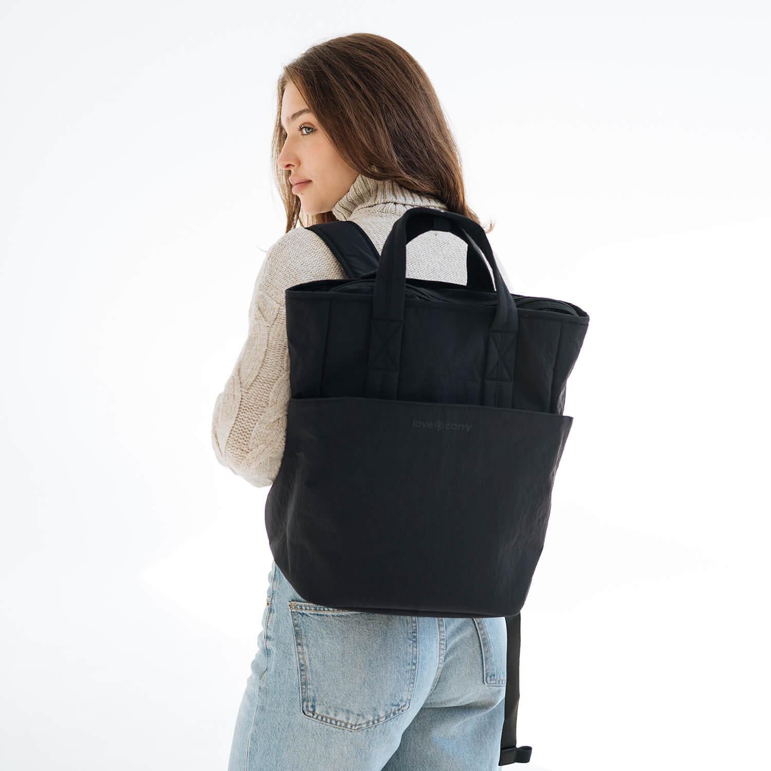 Сумка-рюкзак для мамы Черный (25410531)