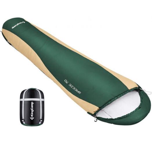 Спальник KingCamp Breeze 70 Dark Green L (лівий) (1026-KS2020_L_DARKGREEN)
