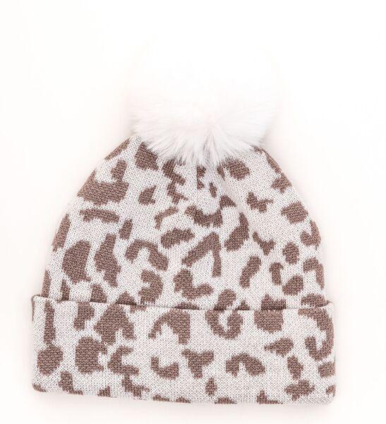 Шапка детская для девочек Лиза D867 флис 44-48 см Белый