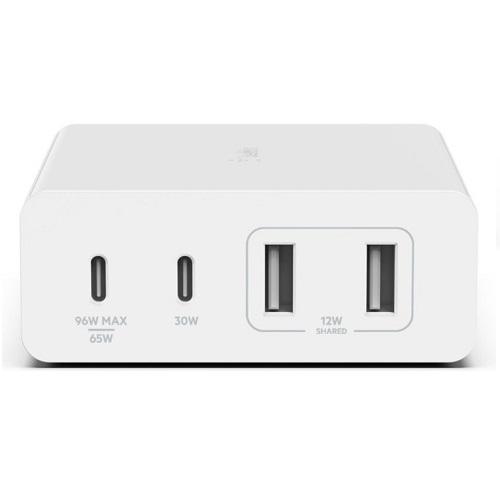 Зарядное устройство сетевое Belkin 108 W 2хUSB-С GAN PD PPS/2хUSB-A Белый (589748) - фото 5