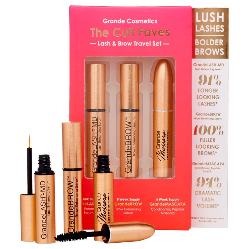 Набір косметики для макіяжу брів та вій Grande Cosmetics Cult Faves