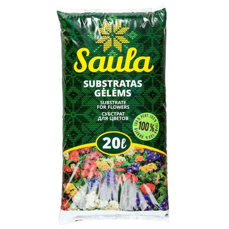 Торф’яний субстрат Remix 4 для квітів SAULA 20 л (2594881448)