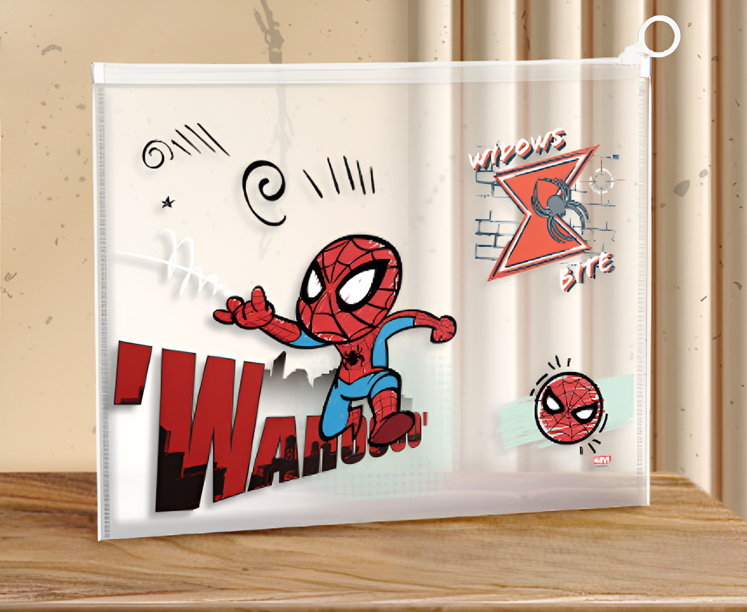 Папка с бегунком Marvel Человек паук А4 Разноцветный (0508)