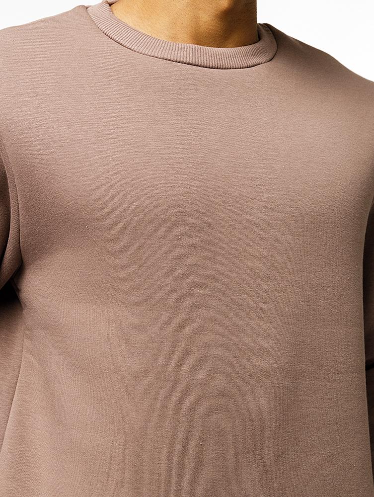 Світшот чоловічий ЦБ-00222336 р. 52 Капучино (SKT000914989) - фото 2