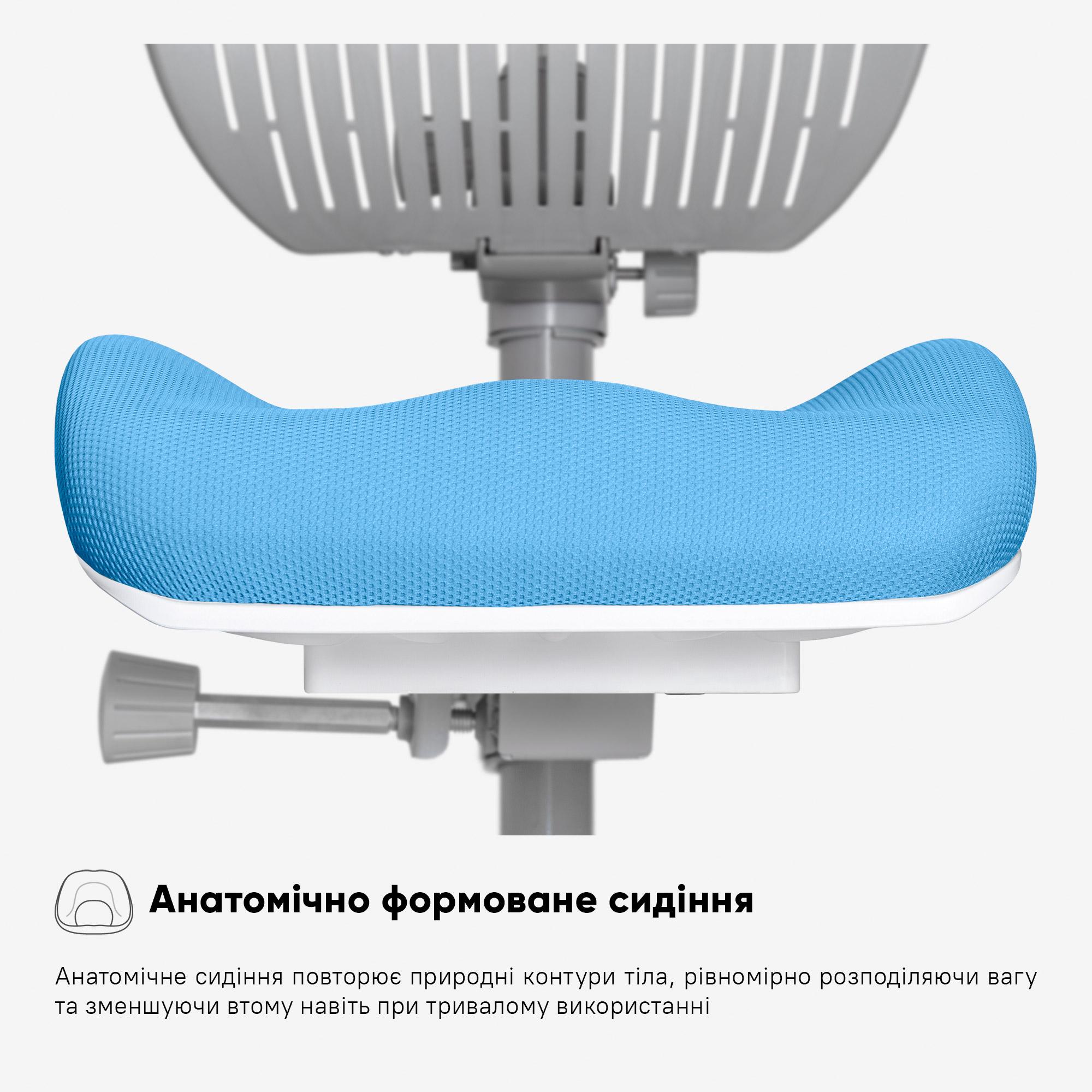 Детское кресло Mealux Ergoback Голубой (Y-1020 BL) - фото 7