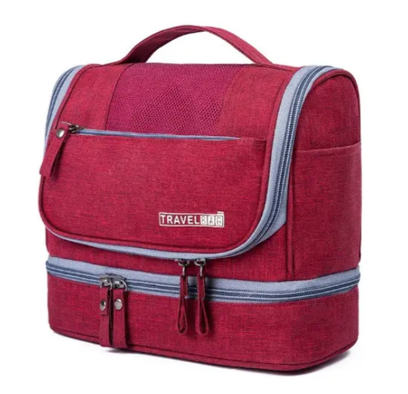 Органайзер дорожній складаний Travel Bag з гачком для підвішування Червоний (ОД-106-3)