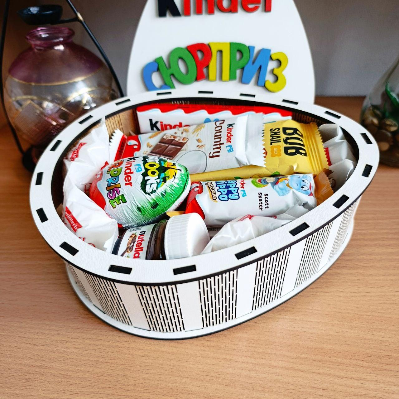 Бокс киндер со сладостями для ребенка/девушки на день рождения/праздник (ar276) - фото 2 Бокс киндер со сладостями для ребенка/девушки на день рождения/праздник (ar276) - фото 2