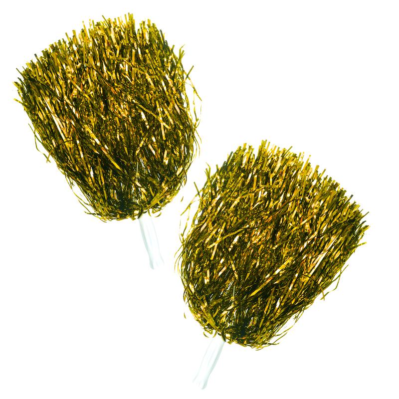 Помпоны для чирлидинга и танцев SP-Sport Pom-Poms CH-4878 2 шт. Золотой