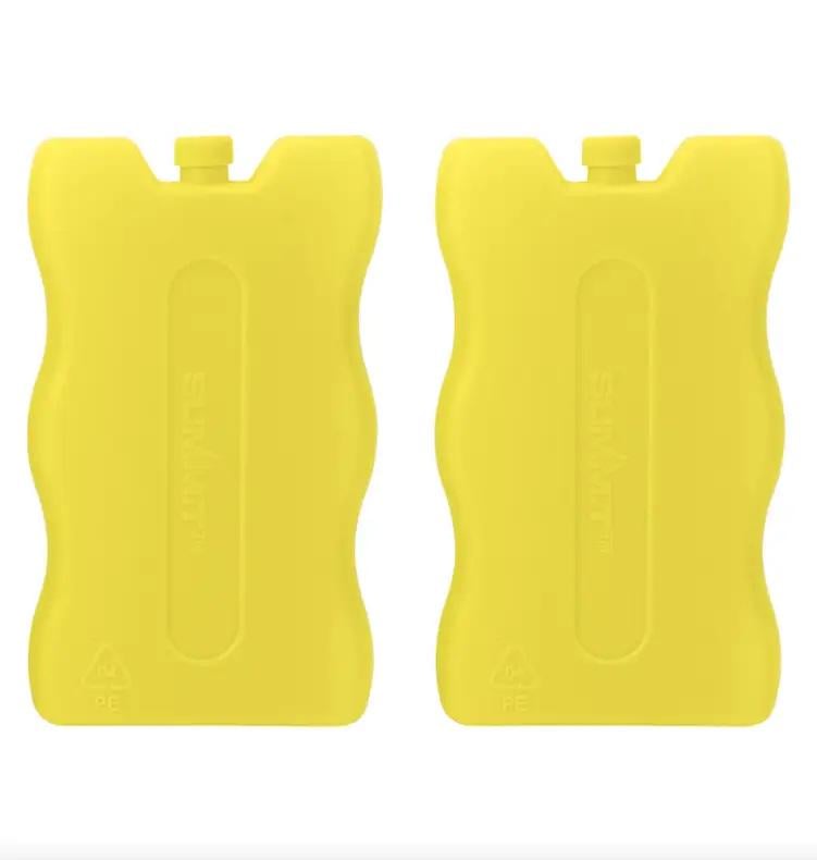 Набір акумуляторів холоду Stenson R30136 16,5x9,5 см 2 шт. Жовтий (627229)