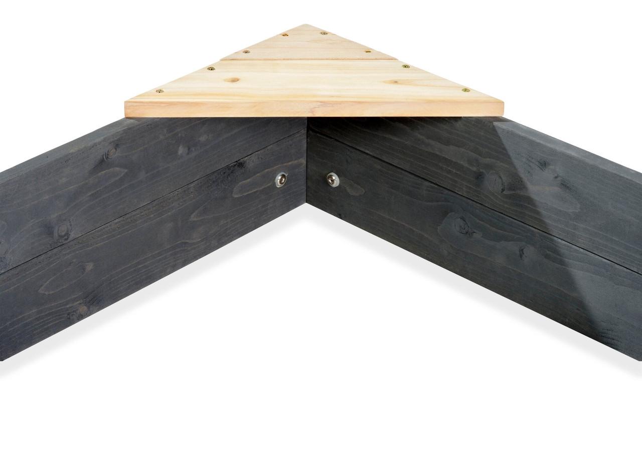 Песочница-корабль детская Exit Aksent из кипариса 190x90 см (2654930177) - фото 5