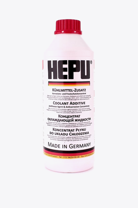 Антифриз концентрат Hepu G12 1:1 -37°C 1,5 л Красный (P999-G12)