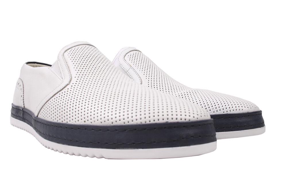 Туфли мужские Cosottinni из кожи р. 42 Белый (265-20LTCP)