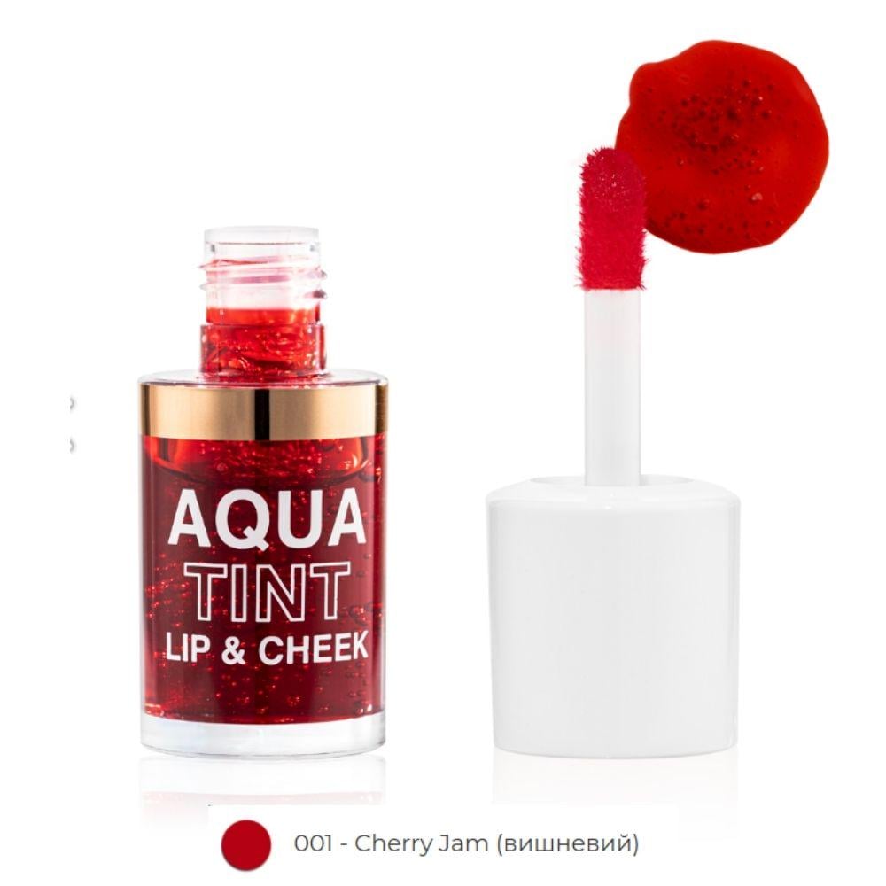 Жидкая помада для губ Topface Aqua Tint Lip&Cheek PT215 01 Cherry Jam 10 мл Жидкая помада для губ Topface Aqua Tint Lip&Cheek PT215 01 Cherry Jam 10 мл