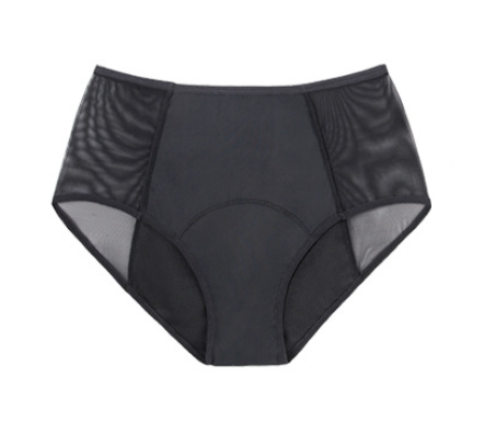 Трусы для месячных от протеканий с дополнительным абсорбирующим слоем высокая посадка XS Черный (2688708859)