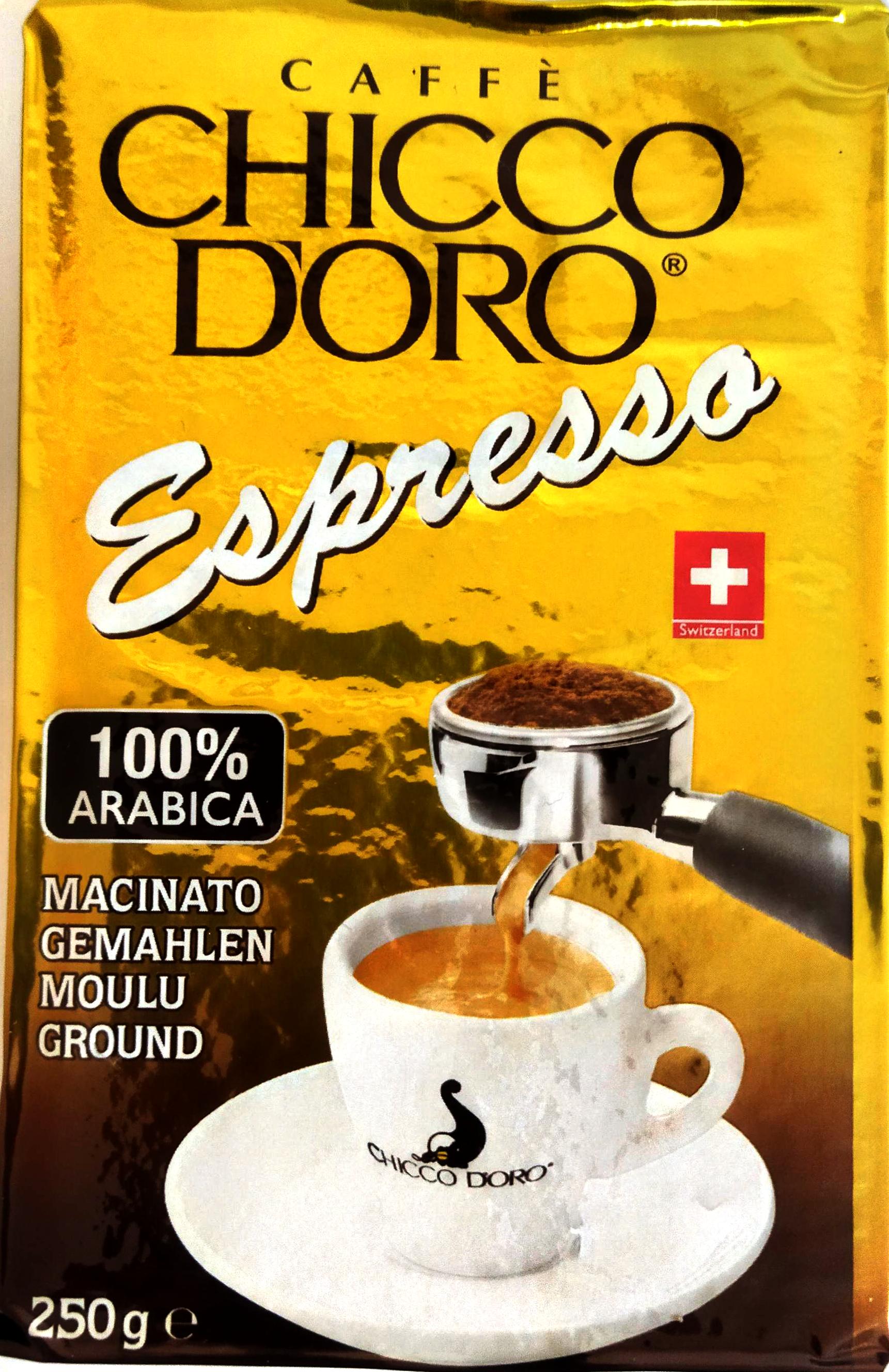 Кава мелена Chicco D'oro Espresso Arabica 100% 250 г