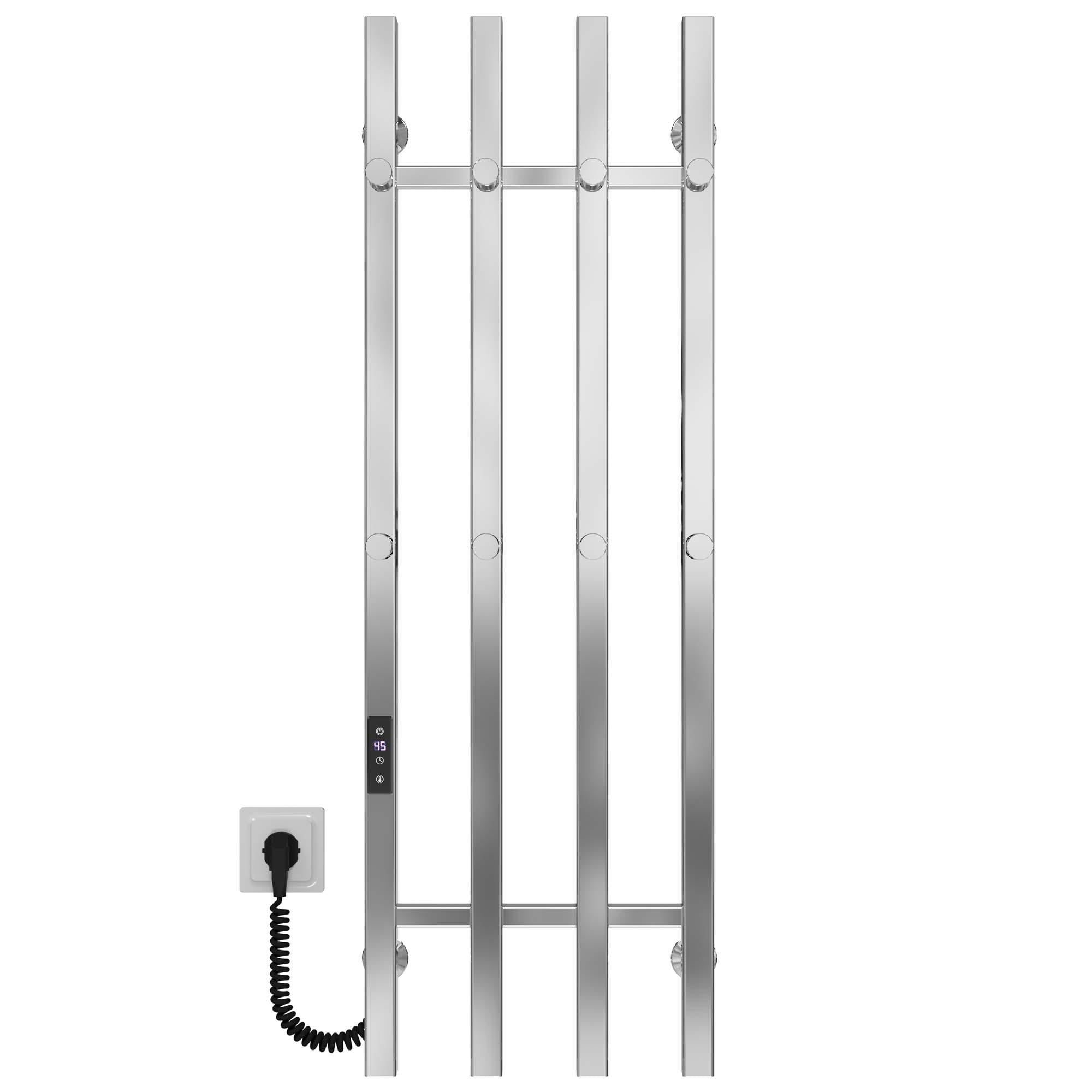 Полотенцесушитель электрический Deffi Split П4 JD04 левое подключение нержавеющая сталь 300х1000 мм Хром (A.SP.100.30.4.E.C.L.2)