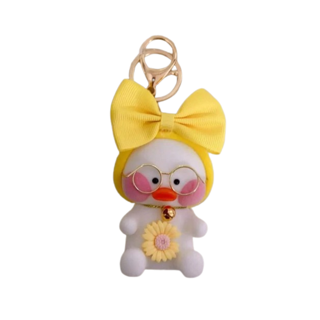 Брелок Lalafanfan с желтым бантом 10 см (b711efd6)