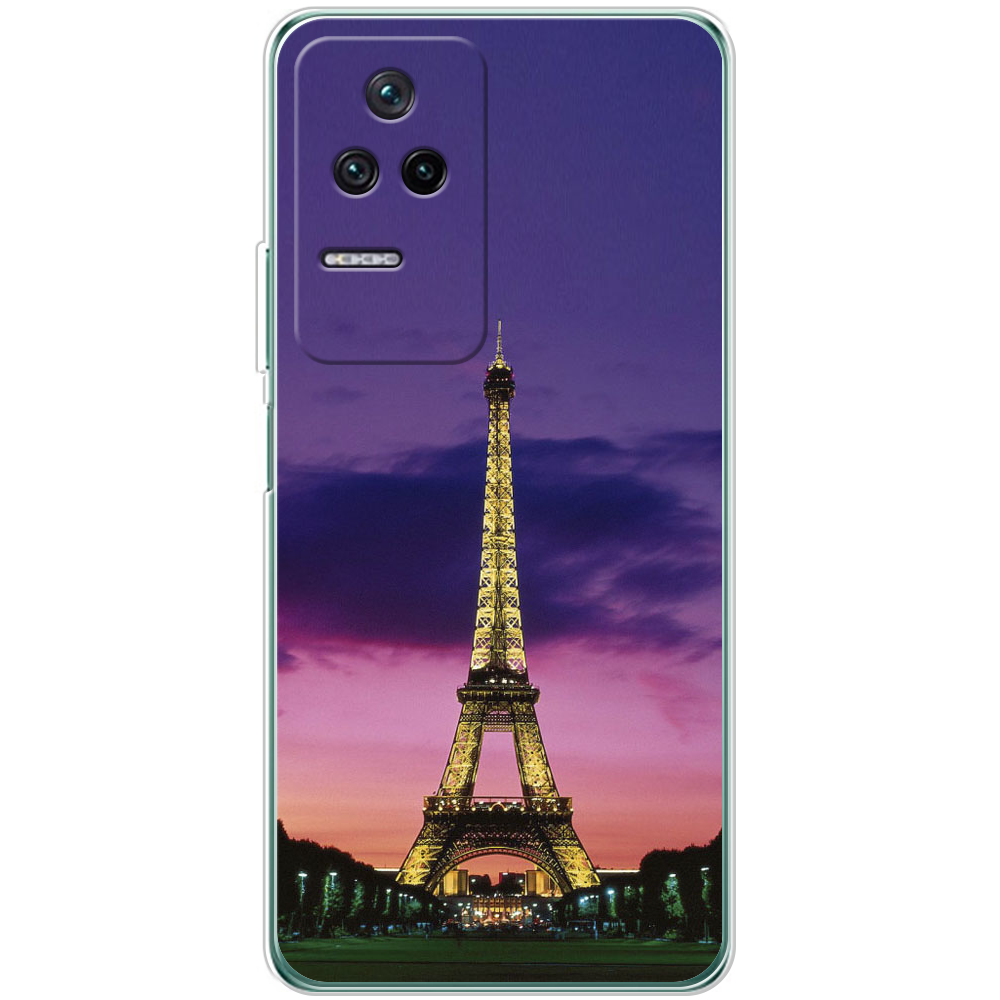 Чохол BoxFace Xiaomi Poco F4 Опівночі в Парижі Прозорий силікон (44474-up964-44474)