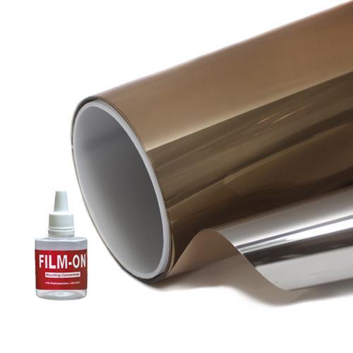 Пленка для окон Armolan Gold 15 зеркальная солнцезащитная 200х152 см с Film-On Золотистый (10209)