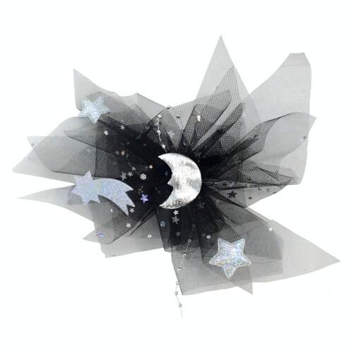 Брошь Ночка с заколкой SETA Decor 17-953BLK-SL