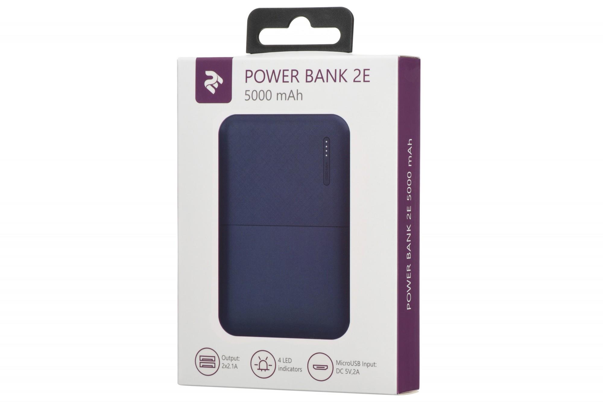 Портативний зарядний пристрій Power Bank 2E 5000 mAh - фото 7