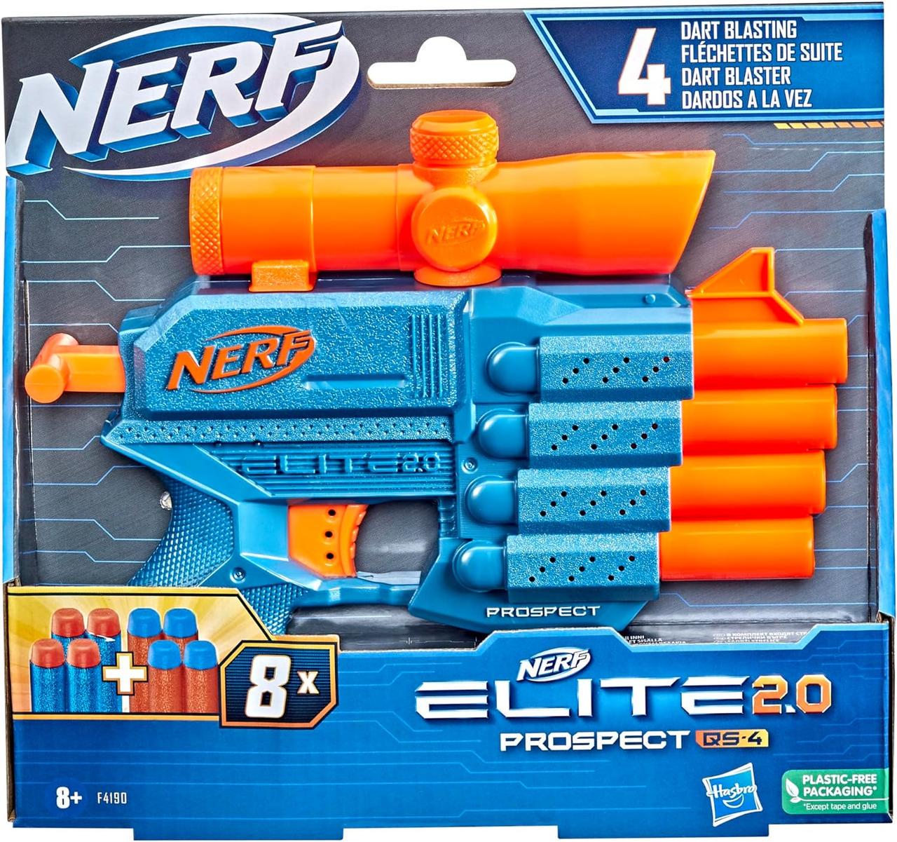 Бластер Nerf Elite 2.0 Prospect QS-4 Бластер Nerf Elite 2.0 Prospect QS-4