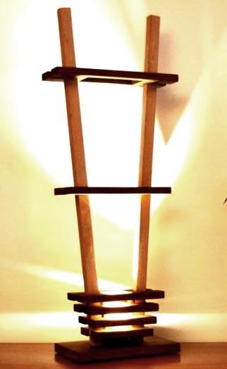 Светильник настольный из дерева Хопдейл Савоярди (НСС-006615)