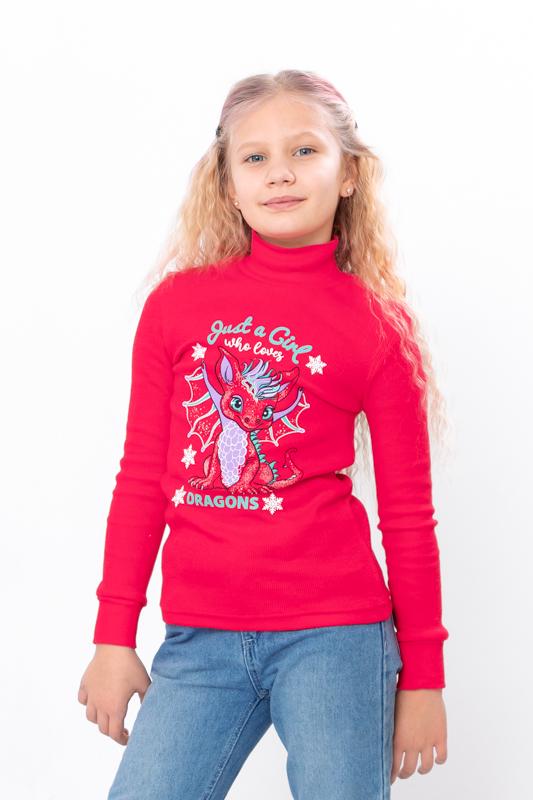 Водолазка дитяча новорічна Носи Своє 116 см Малиновий (6068-3-v9)