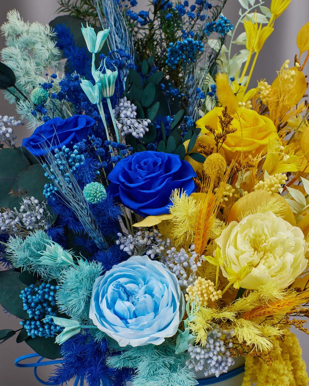 Букет День Незалежності у коробці XS (1664953113) - фото 4