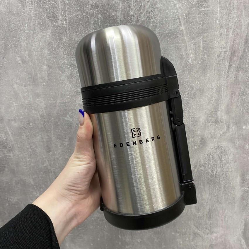 Термос пищевой Edenberg EB-3507 с отдельной тарелкой 1 л (1708782051) - фото 2