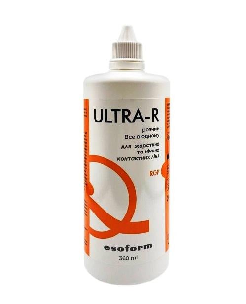 Раствор Ultra-R 360 мл для жестких и ночных линз - фото 1 Раствор Ultra-R 360 мл для жестких и ночных линз - фото 1