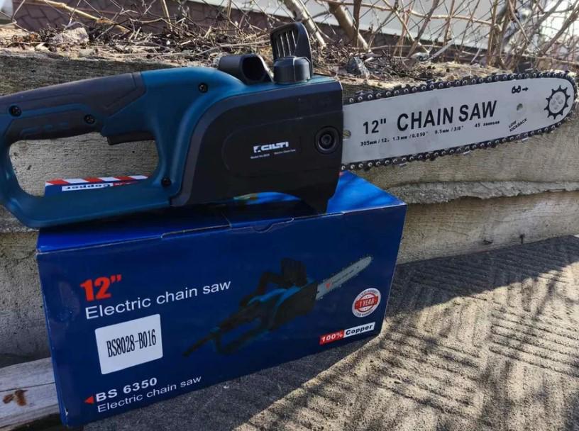 Ланцюгова електропилка для саду Cilti BS-6350 1000W шина 12" Синій (2104618519) - фото 6 Ланцюгова електропилка для саду Cilti BS-6350 1000W шина 12" Синій (2104618519) - фото 6