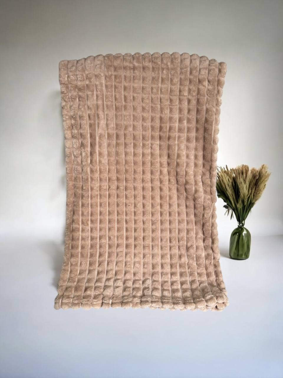 Плед 200х220 см Бежевий (Д-al-krokodil2-010-01) - фото 1 Плед 200х220 см Бежевий (Д-al-krokodil2-010-01) - фото 1