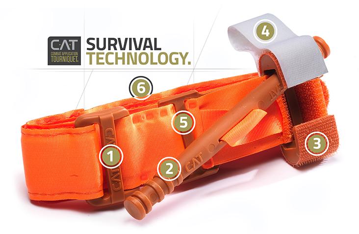 Турникет CAT Combat Application Tourniquet Generation 7 Orange - фото 3 Турникет CAT Combat Application Tourniquet Generation 7 Orange - фото 3