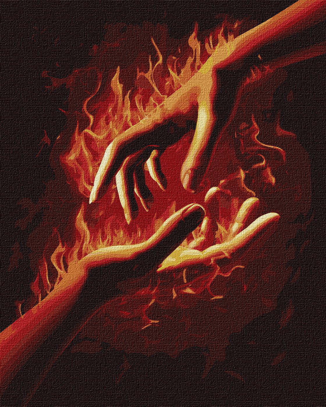 Картина по номерам Идейка Огонь между нами 40x50 см (KH4775)