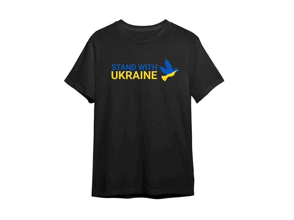 Футболка Кварта Быть с Украиной lady 7202 S Черный (21660323)