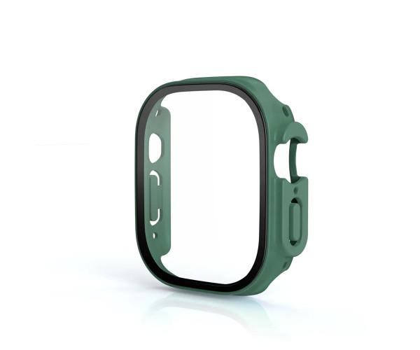 Чехол с защитным стеклом Protective Cover with Glass для Apple Watch 49 мм Зеленый Чехол с защитным стеклом Protective Cover with Glass для Apple Watch 49 мм Зеленый