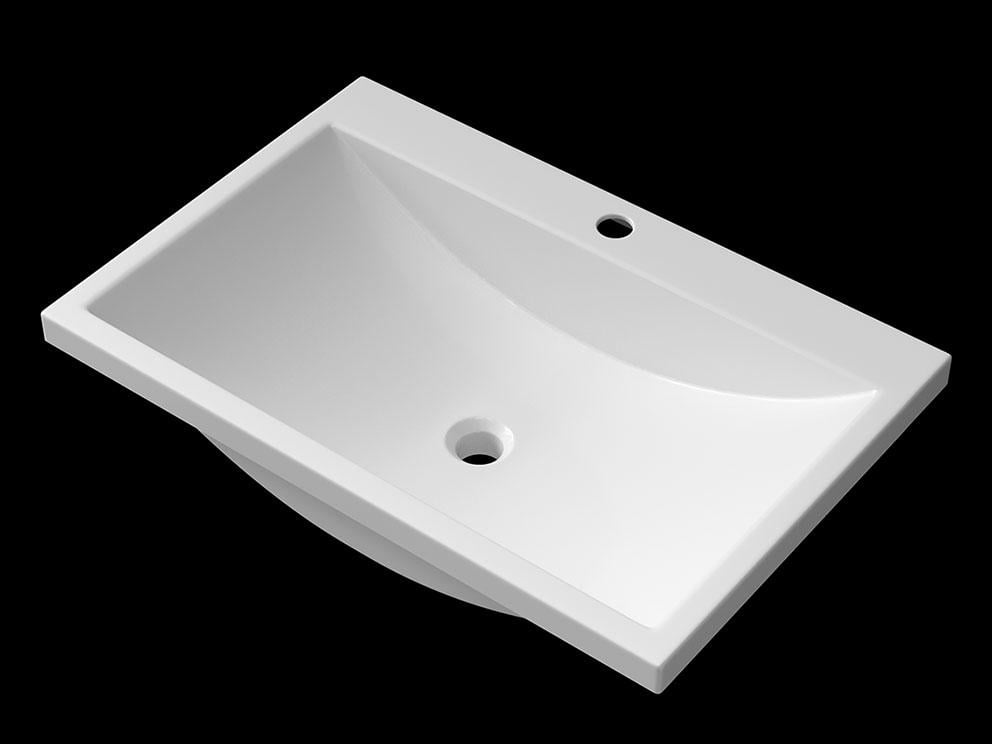 Умивальник накладний Status Braun Low White (695) - фото 5