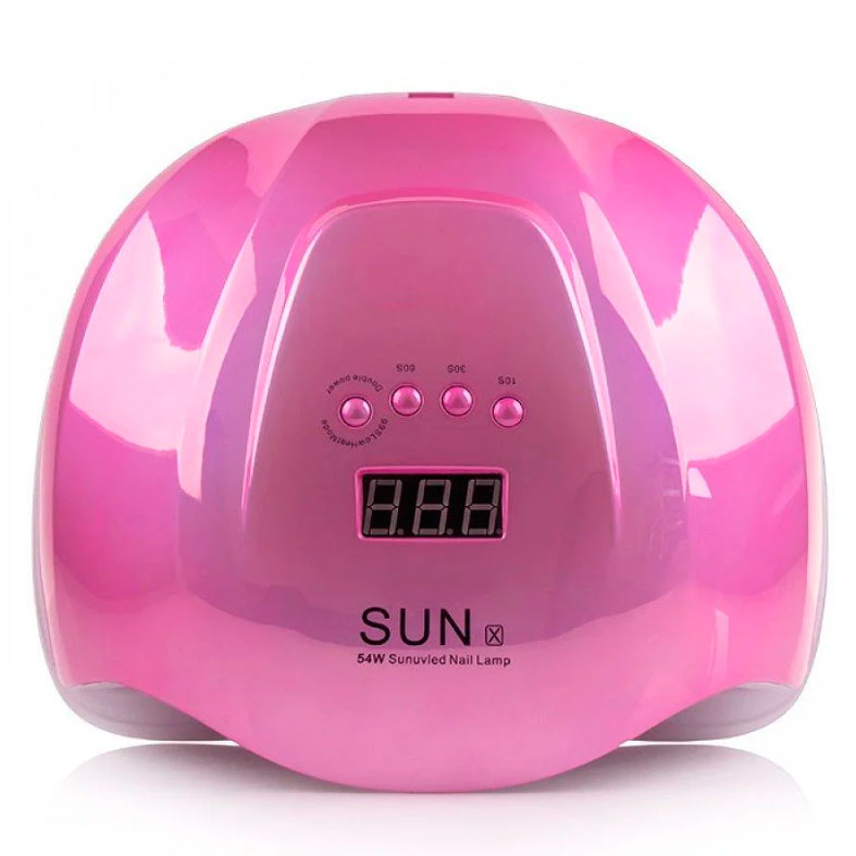 Лампа для маникюра Sun-X Mirror pink 54W SO32555