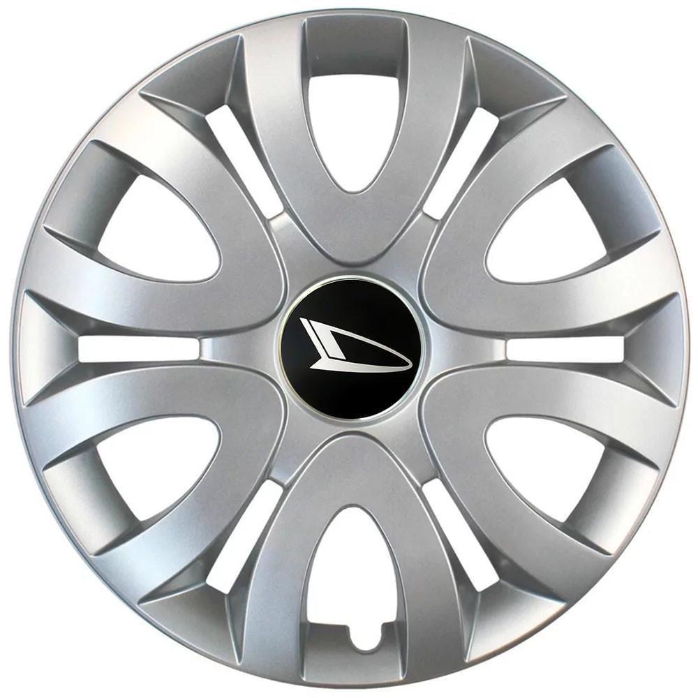 Колпаки SJS 330 с логотипом Daihatsu R15 4 шт. Серебряный (2654555275)