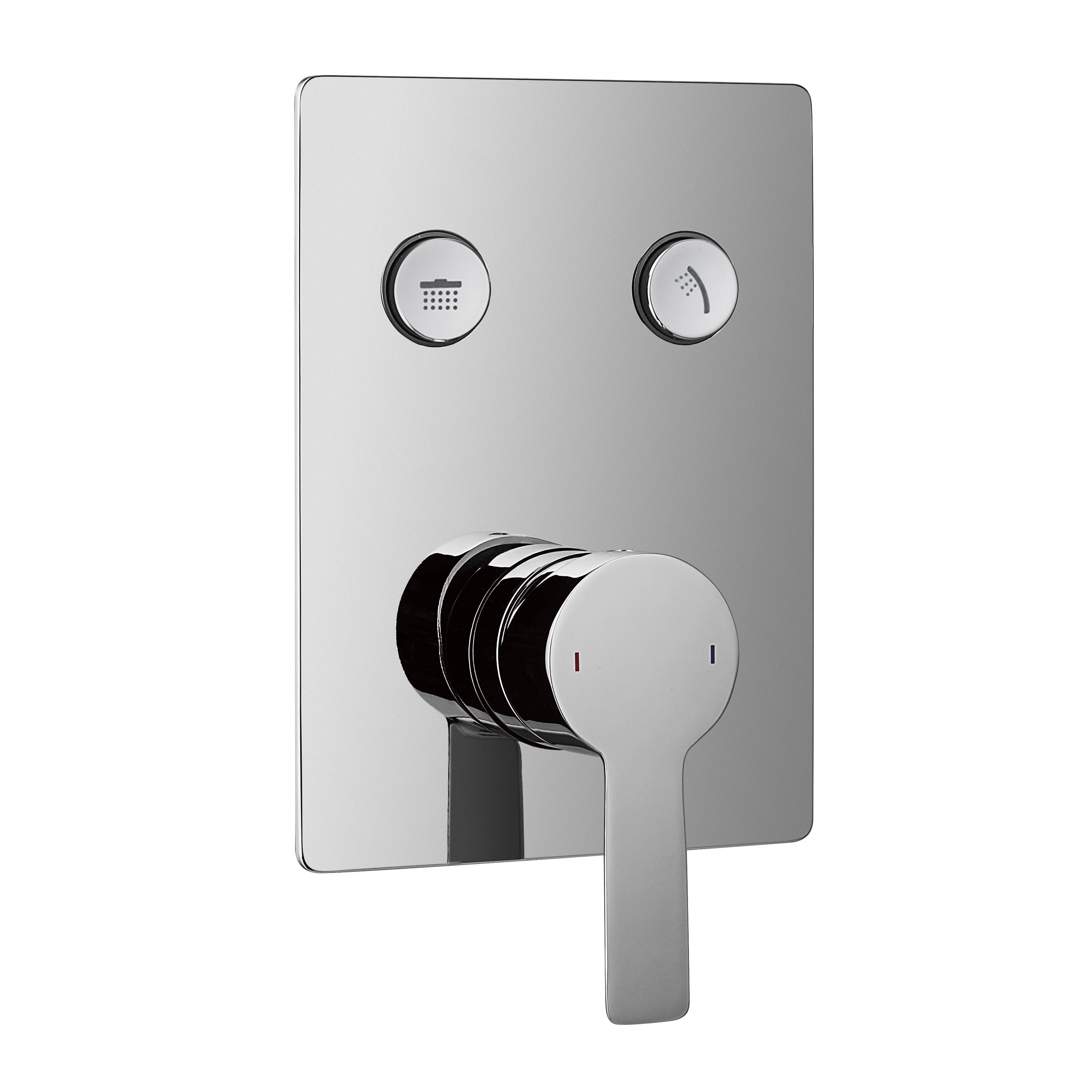 Смеситель скрытый Imprese Smart Click для душа 2 режима Хром (69504)