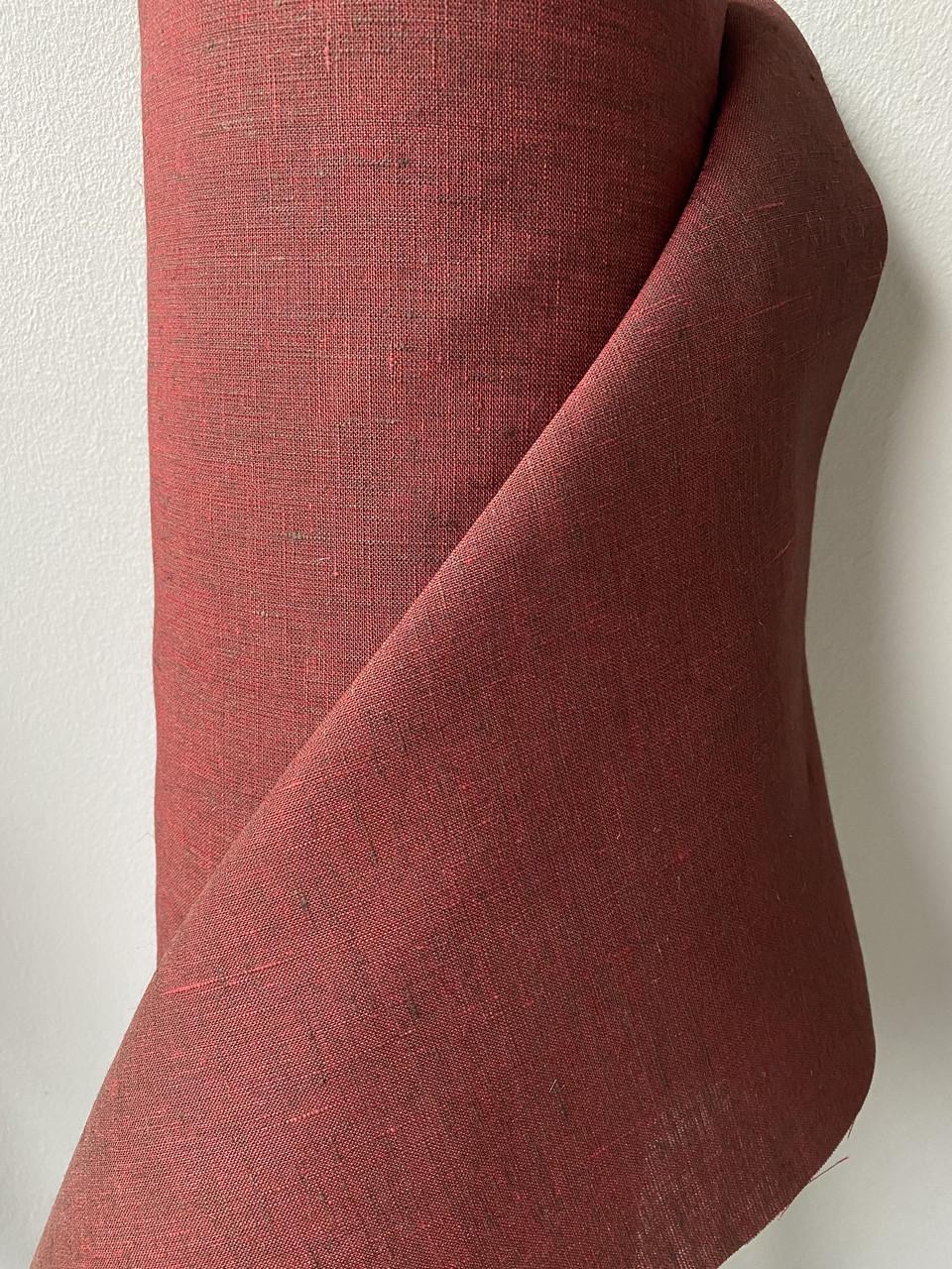 Ткань для постельного белья LINEN PLUS льняная 260 см 1/7 Бордовый меланж - фото 5 Ткань для постельного белья LINEN PLUS льняная 260 см 1/7 Бордовый меланж - фото 5