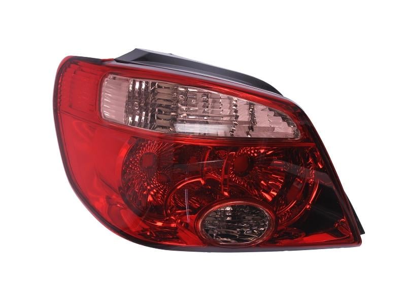 Ліхтар задній лівий Mitsubishi Outlander 2005-2008 червона рамка (214-1992L-UQVR)