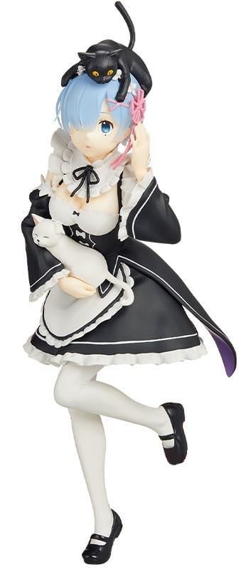 Фигурка Banpresto Rеm Re Zero Жизнь в альтернативном мире с нуля с котами 22 см