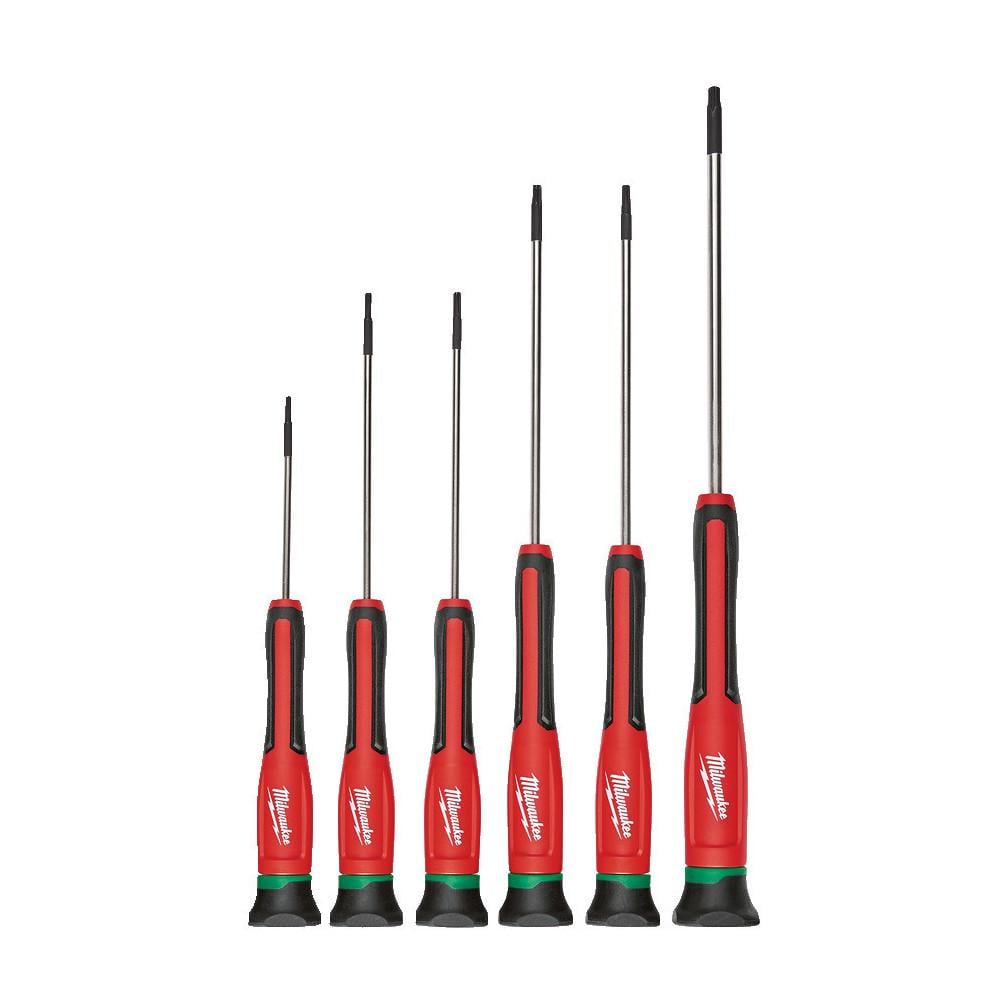 Набор отверток для точной механики Milwaukee Torx 6 шт. (4932471870)