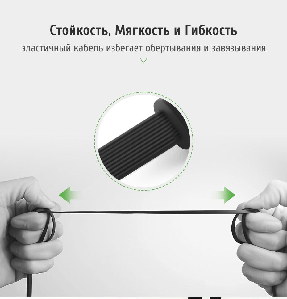 Кабель аудіо Ugreen 3,5 мм AUX 2 м Black (AV119) - фото 8 Кабель аудіо Ugreen 3,5 мм AUX 2 м Black (AV119) - фото 8