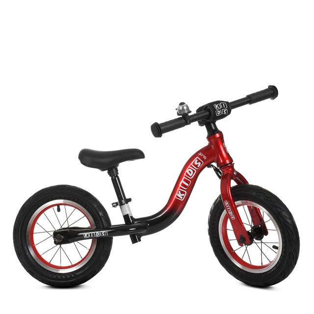 Біговел дитячий PROFI KIDS ML1203A на алюмінієвій рамі 12" Червоний - фото 1