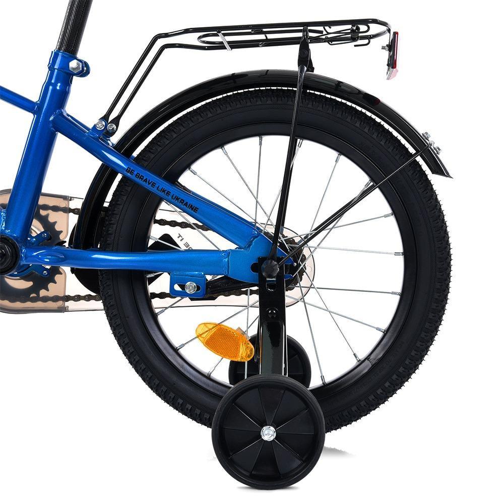 Дитячий велосипед PROF1 Brave 14" з багажником Синій - фото 6 Дитячий велосипед PROF1 Brave 14" з багажником Синій - фото 6