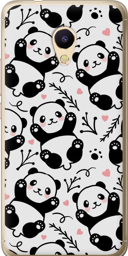 Чехол на Meizu M5s Панды (4318u-776-42517)